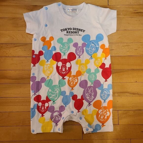 Tokyo Disney Resort Mickey Balloons Romper 2T - Picture 1 of 8
